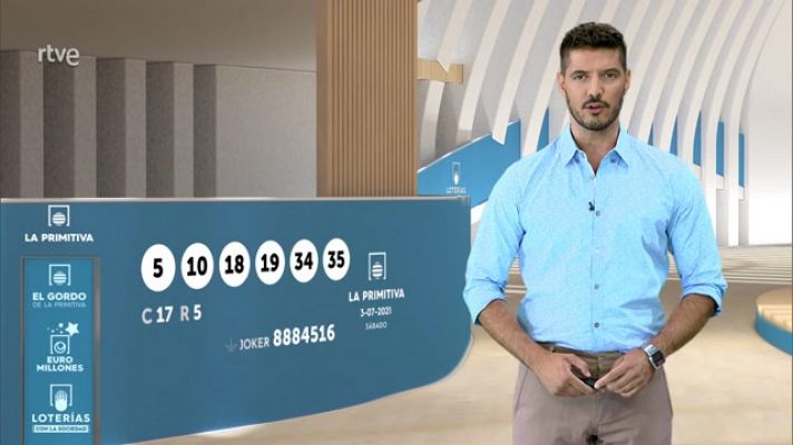 Loterías - Sorteo de la Bonoloto y Primitiva del 03/07/2021