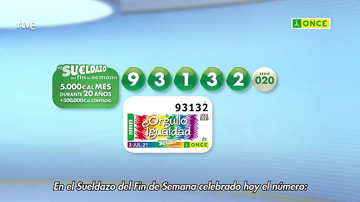 Sorteos ONCE - Sorteo ONCE - 03/07/21