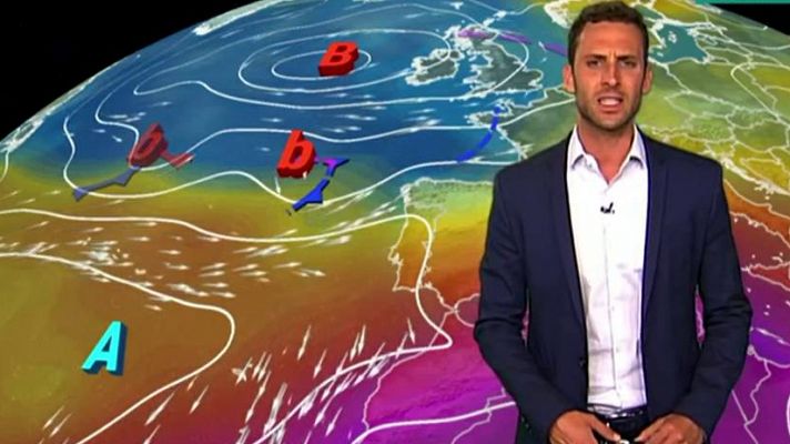 El tiempo - Temperaturas significativamente altas en la mitad sur del área mediterránea