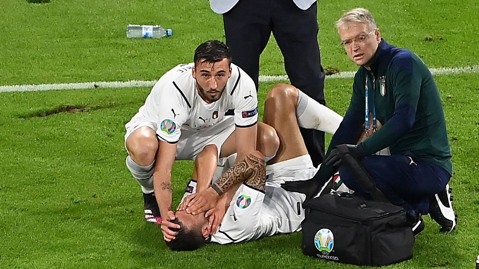 Spinazzola, con el tendón de aquiles roto, se pierde las semis | Ver