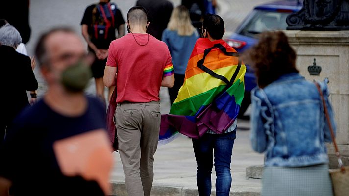 Telediario 1 - La policía interroga a los agresores de Samuel, víctima de una presunta agresión homófoba