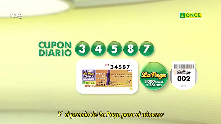 Sorteos ONCE - Sorteo ONCE - 05/07/21