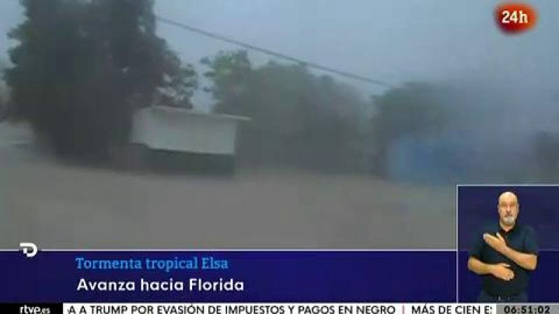 La tormenta tropical Elsa atraviesa Cuba sin causar estragos - Ver ahora