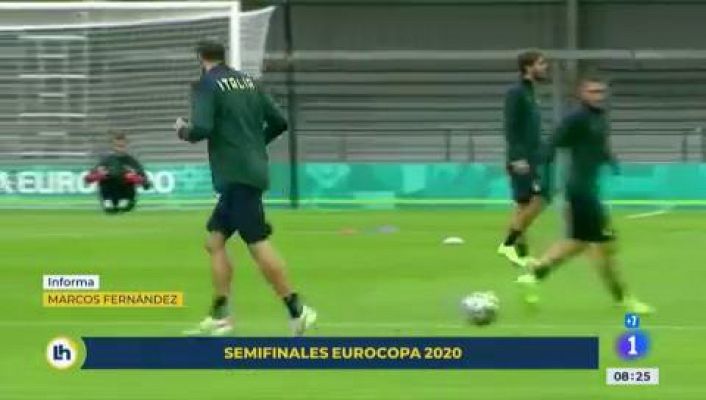 Telediario Matinal - Italia pugna con España por la final de la Euro