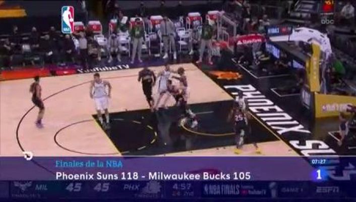 Los Suns toman ventaja ante unos Bucks que recuperan a Antetokounmpo
