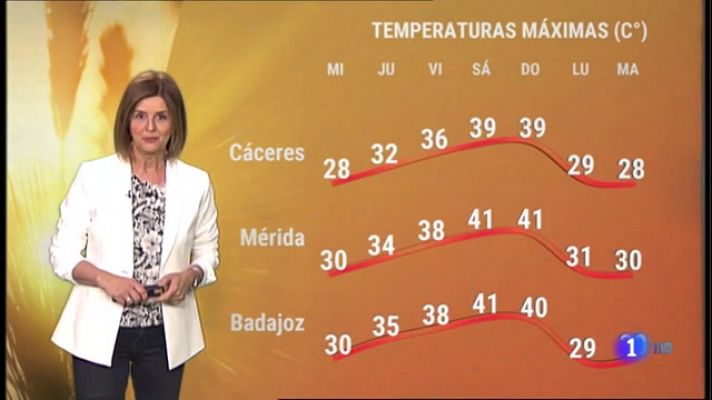 El tiempo en Extremadura - 07/07/2021