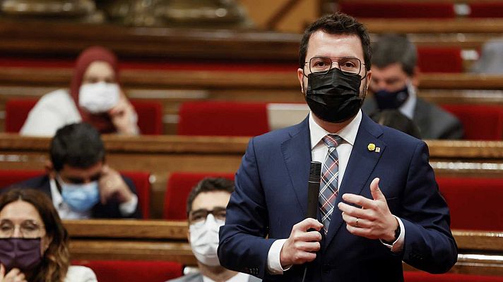 Telediario 1 - Aragonés defiende la legalidad del fondo para los encausados en el Tribunal de Cuentas