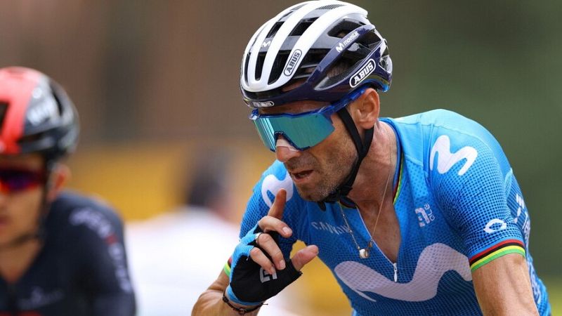 Alejandro Valverde: "El Tour está desgastando, pero estoy cogiendo forma para los Juegos"