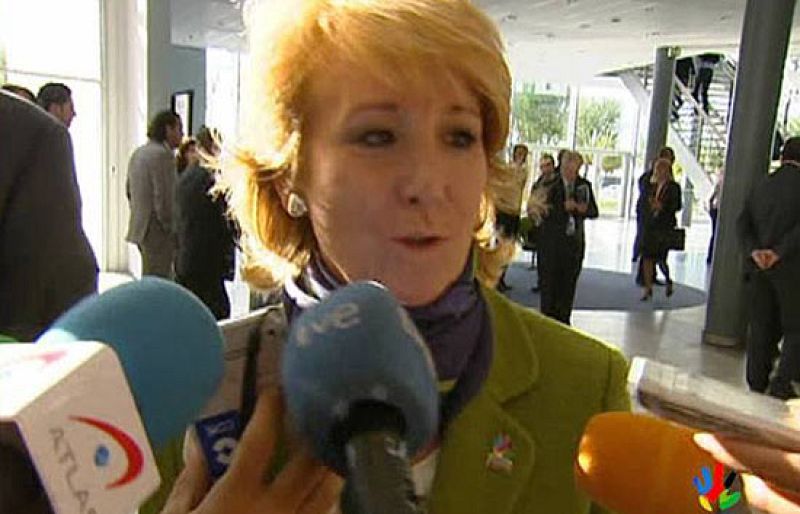 La presidenta de la Comunidad de Madrid, Esperanza Aguirre, ha asegurado que la presentación ha gustado en Copenhague y cree que es "la mejor".