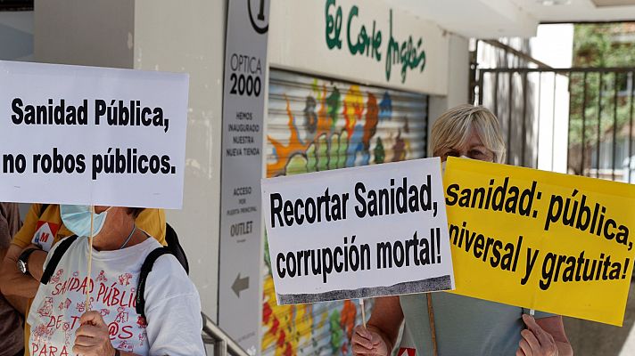 Telediario 2 - Polémica por la vacunación en empresas privadas