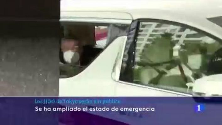 Telediario 1 - Los Juegos de Tokio se celebrarán sin público por el estado de emergencia declarado en Japón