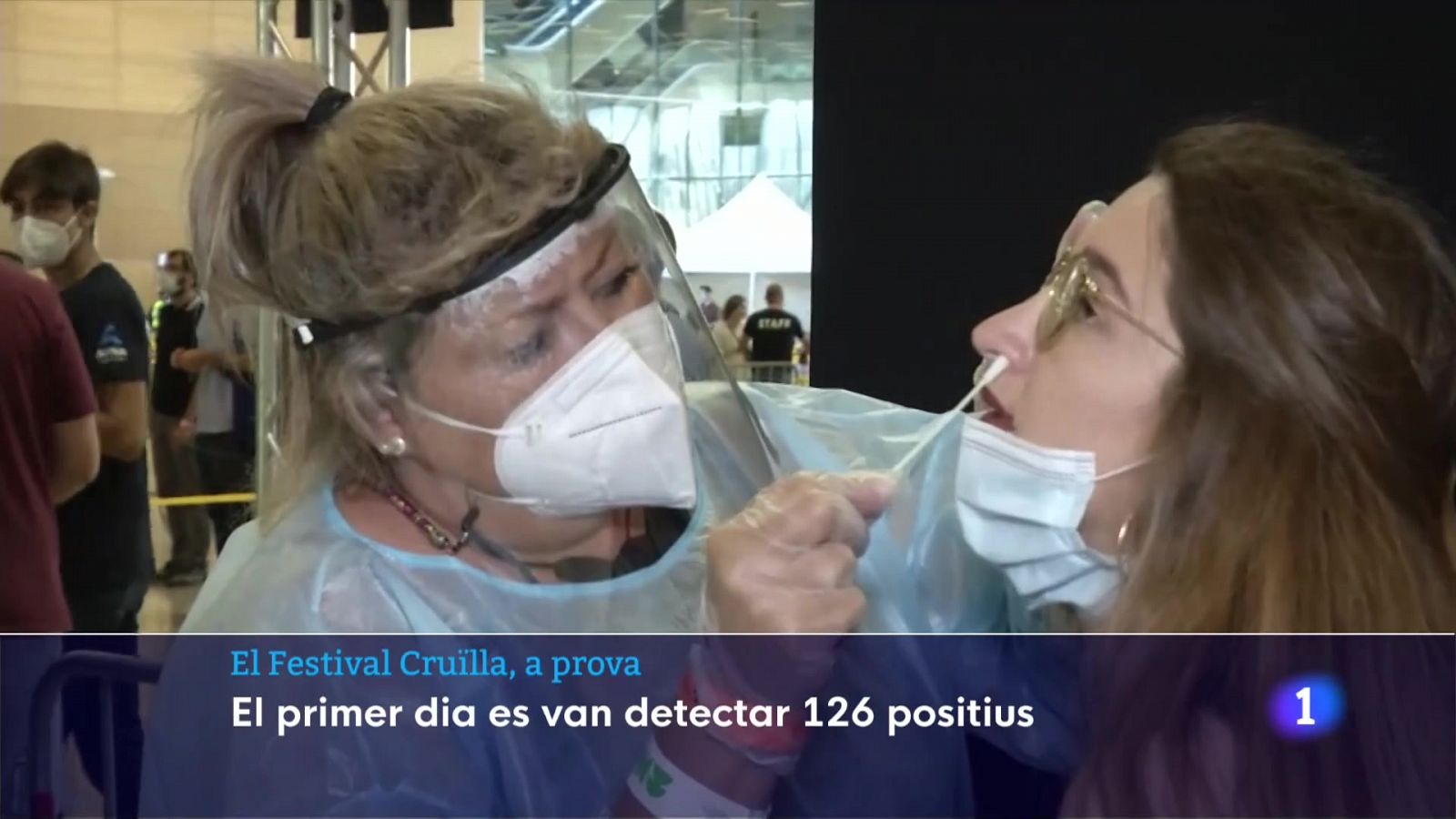 El Cruïlla tanca la primera jornada amb la detecció de 126 positius