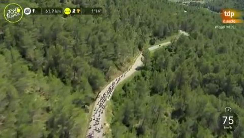 Tour 2021 | Espectacular caída durante la etapa 13: Simon Yates, entre los afectados