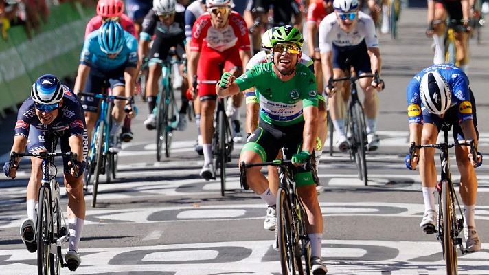 Telediario 2 - Tour 2021 | Cavendish gana su cuarta etapa e iguala el récord de Merckx