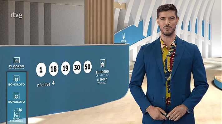 Loterías - Sorteo de El Gordo de la Primitiva del 11/07/2021