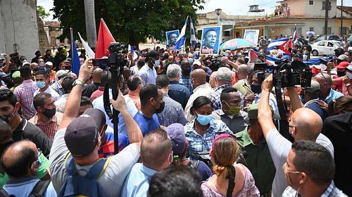 Protestas contra el régimen en Cuba