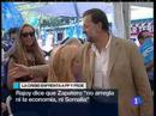 Telediario 1 - Telediario en 4' - 04/10/09