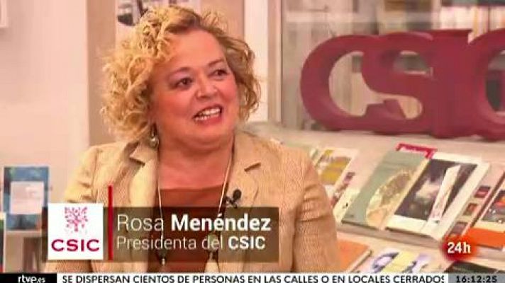 Rosa Menéndez, la presidenta del CSIC