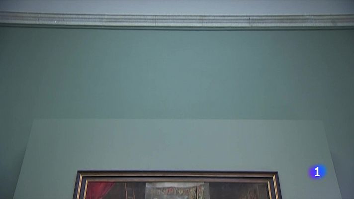 Telediario 1 - 'Las Hilanderas', por primera vez en el Prado tal como lo pintó Velázquez