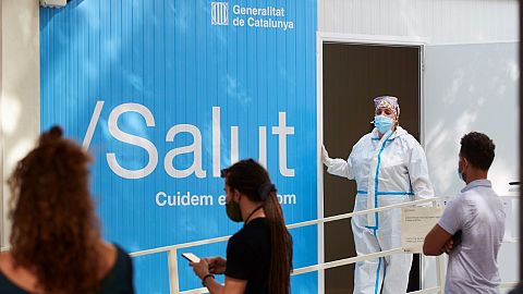La escalada de casos en Cataluña se nota en los hospitales