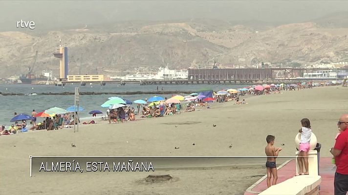 Temperaturas significativamente altas en el extremo sudeste peninsular, con temperaturas que localmente pueden llegar a 43-44 grados en Valencia, Alicante y Murcia