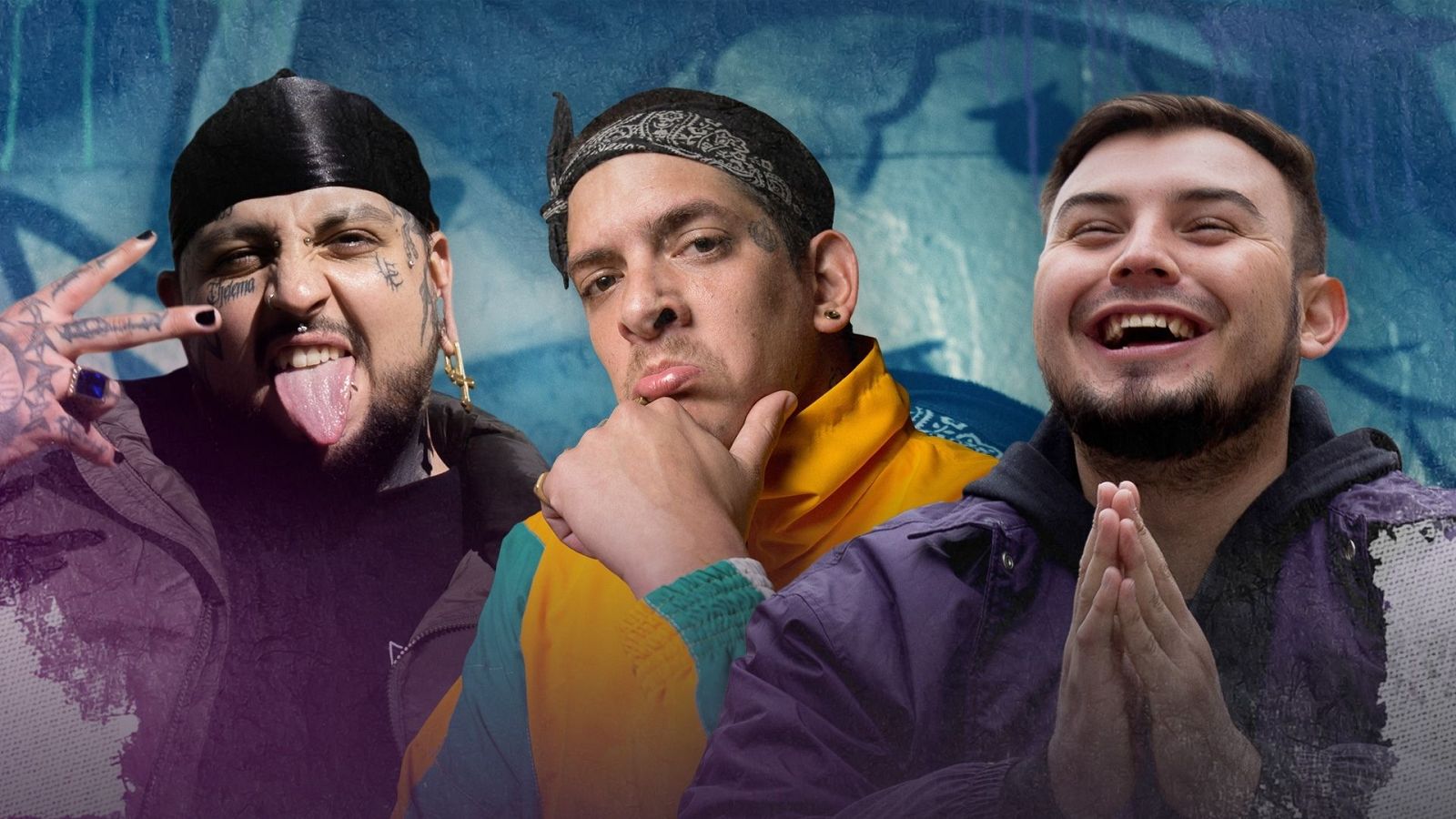 Reto SÍ o NO, con Aczino, Rapder, Acertijo, Tata, Klan y Lobo Estepario