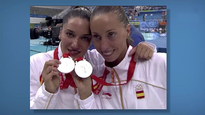 Orgullo de medalla - Natación sincronizada dúos, Andrea Fuentes y Gemma Mengual