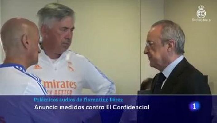 Telediario 1 - Salen a la luz grabaciones de Florentino Pérez en 2006 contra Casillas y Raúl