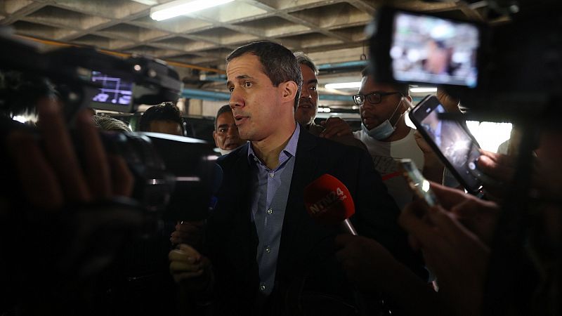 Guaidó denuncia un intento de detención por parte de las autoridades venezolanas