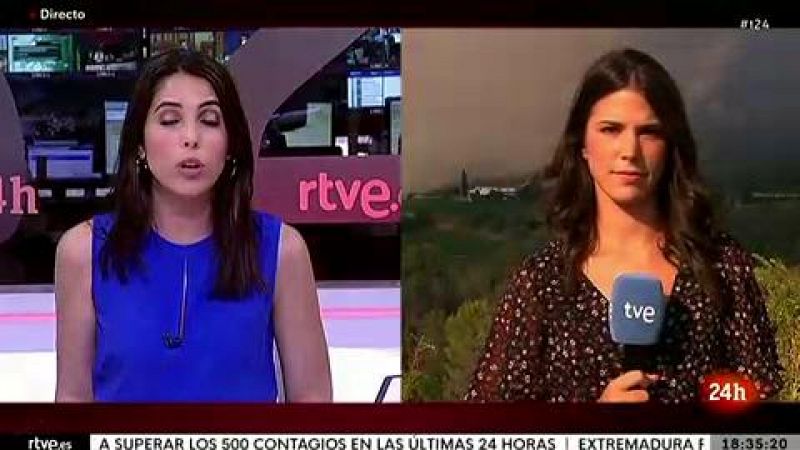 Declarado un incendio en el municipio barcelonés de Castellví de Rosanes