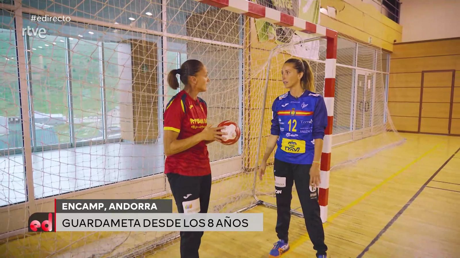 España Directo - Gemma Mengual nos presenta a la portera de balonmano Silvia Navarro