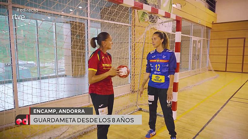 España Directo - Gemma Mengual nos presenta a la portera de balonmano Silvia Navarro