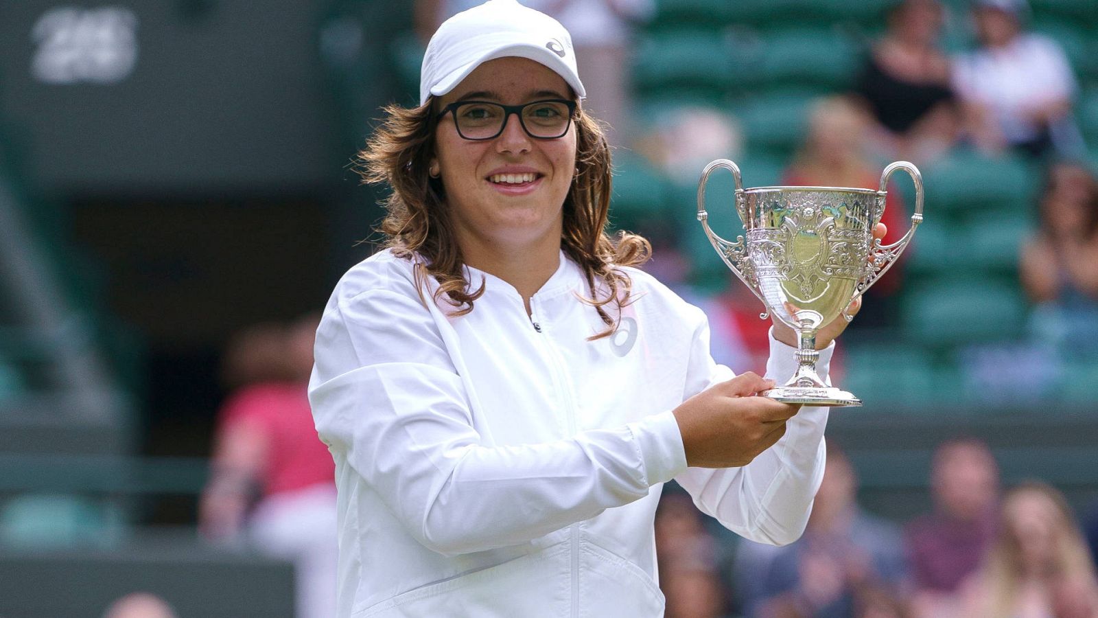 Ane Mintegi, la campeona de Wimbledon junior que empezó con la raqueta en el frontón de Idiazabal