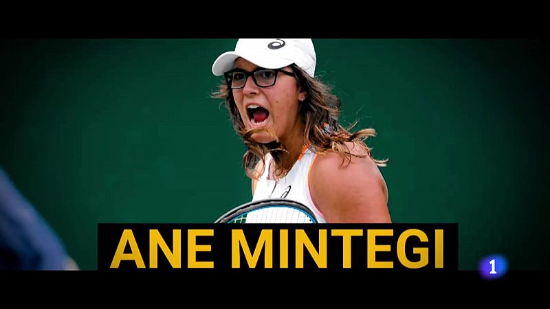 Ane Mintegi, la campeona de Wimbledon junior que empezó con la raqueta en el frontón de Idiazabal