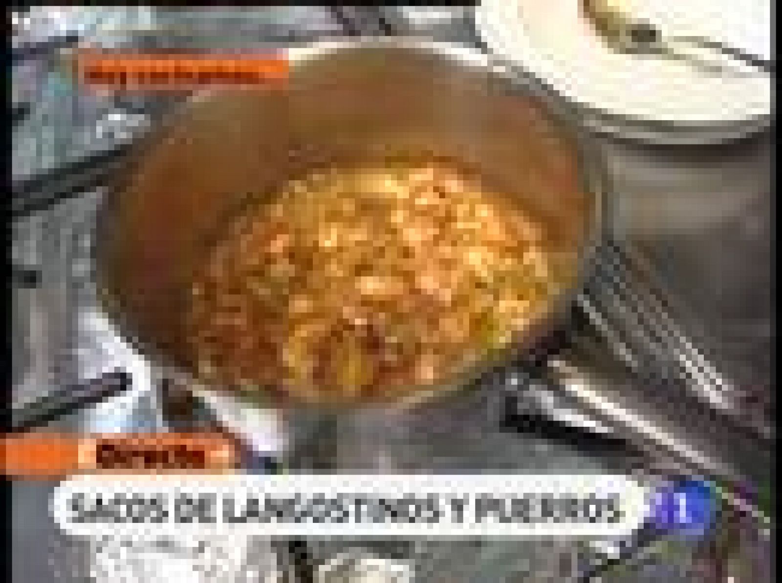 RTVE Cocina: Sacos de langostinos y puerros | RTVE Play