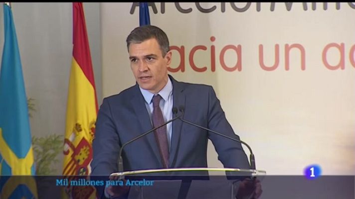 Panorama Regional - Sánchez traslada un mensaje de optimismo para el futuro de la industria asturiana