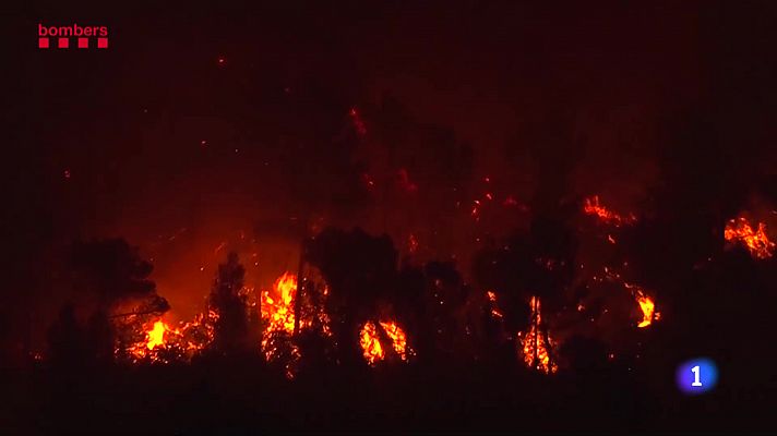 Els Mossos identifiquen el responsable de l'incendi de Castellví de Rosanes