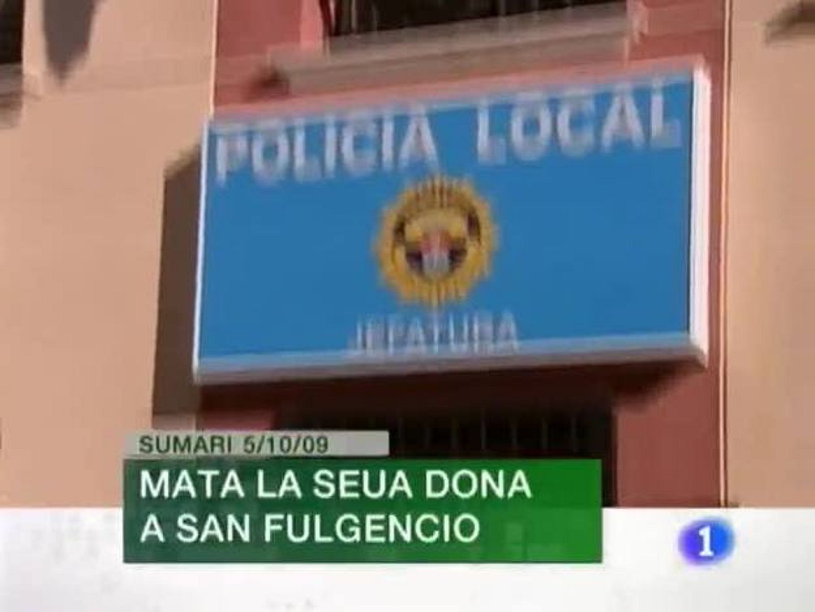  L'Informatiu. Informativo Territorial de la C.Valenciana (05/10/09)