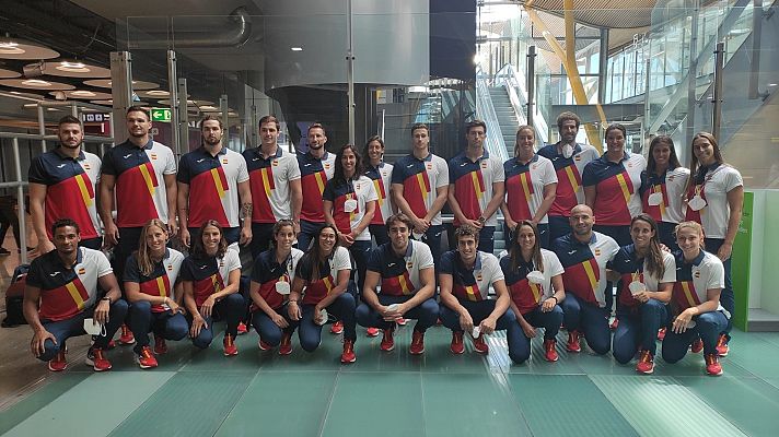 Telediario 1 - El waterpolo español pone rumbo a Tokio en busca del doble oro