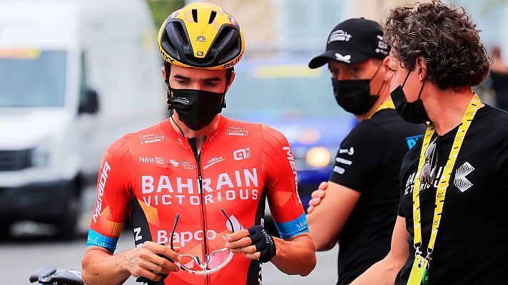 Tour de Francia - Tour 2021 | Pello Bilbao, sobre los registros de la Gendarmería: "Es triste tener que pasar por estas situaciones"