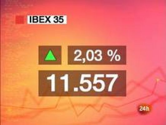 El Ibex-35 sube un 2,03%