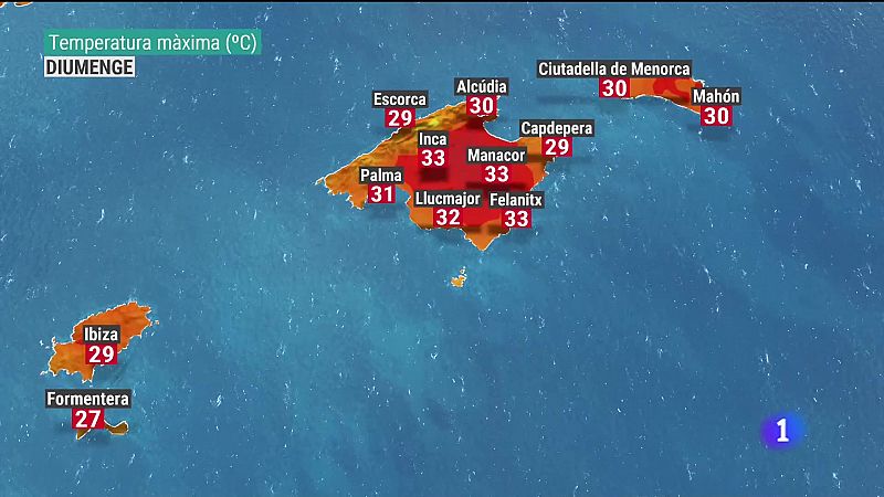 El temps a les Illes Balears - 16/07/21