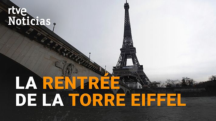 Reabre la Torre Eiffel ocho meses después por la pandemia