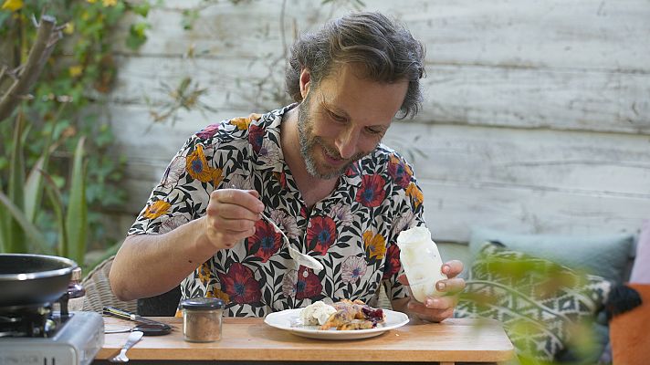 Saquitos de arándanos con chocolate al estilo Gipsy Chef