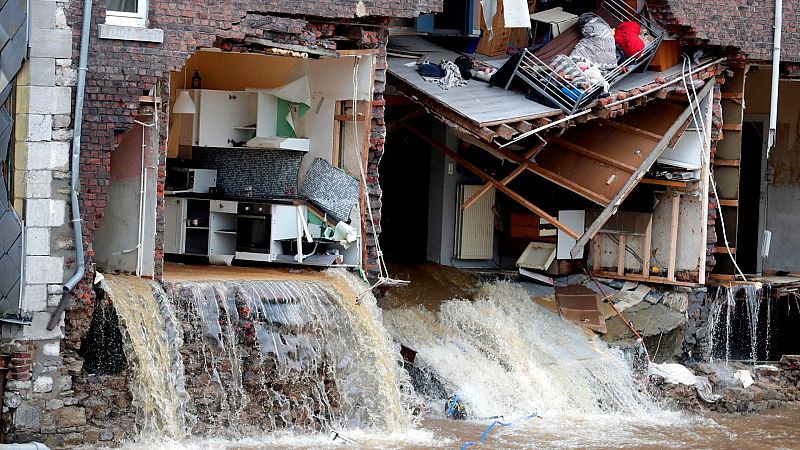 20 muertos y cuantiosos daños materiales por las inundaciones en Bélgica
