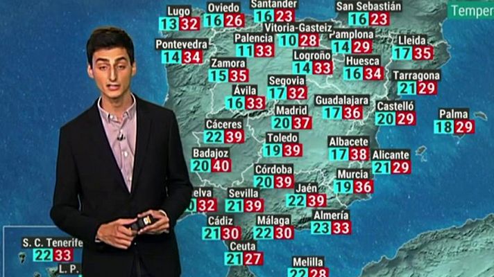 El tiempo - Más de 20 provincias tendrán aviso por calor en una jornada de subida de temperaturas en todo el país