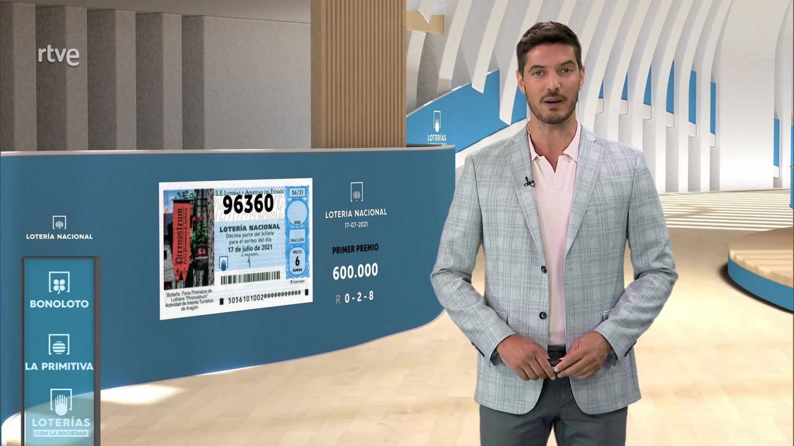 Sorteo de la Lotería Nacional del 17/07/2021 - ver ahora