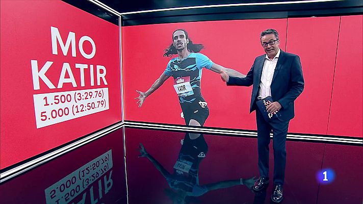 Telediario 1 - Mohamed Katir, la gran sensación del atletismo