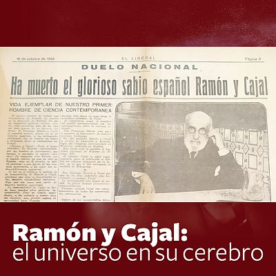 Penúltimo escrito realizado por Ramón y Cajal horas antes de morir