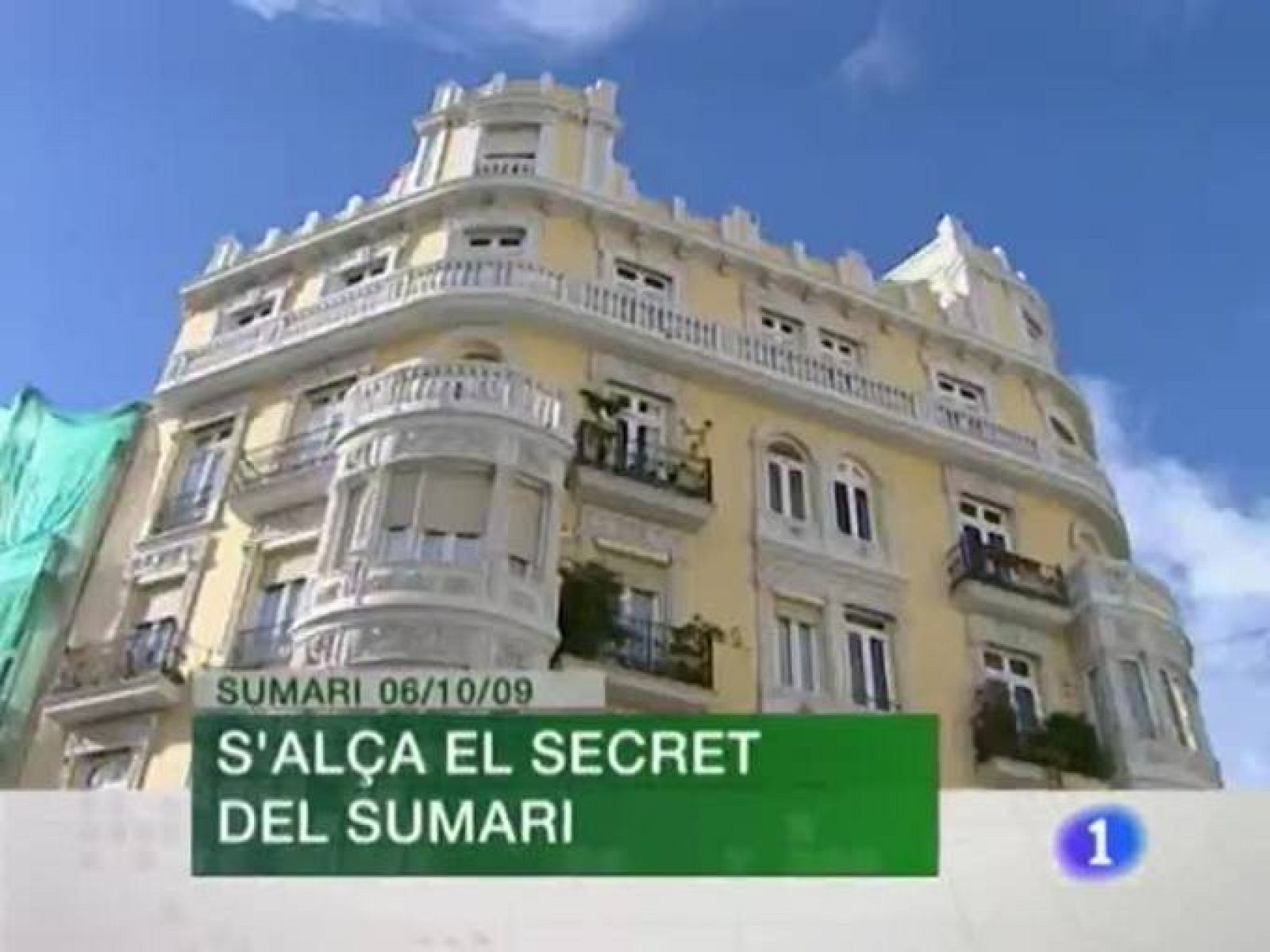 L'Informatiu. Informativo Territorial de la C.Valenciana (06/10/09)